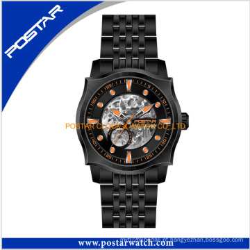 Moda de Luxo Assista New Stainess Steel Back Watch